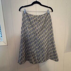 Talbots Silk Skirt